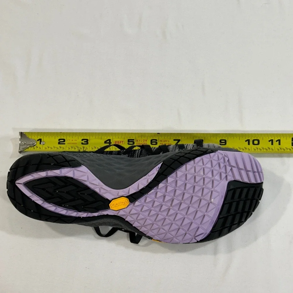 Merrell Trail Glove 5 Barefoot‎ Shoes Womens Black Knit Vibram Trail Runner